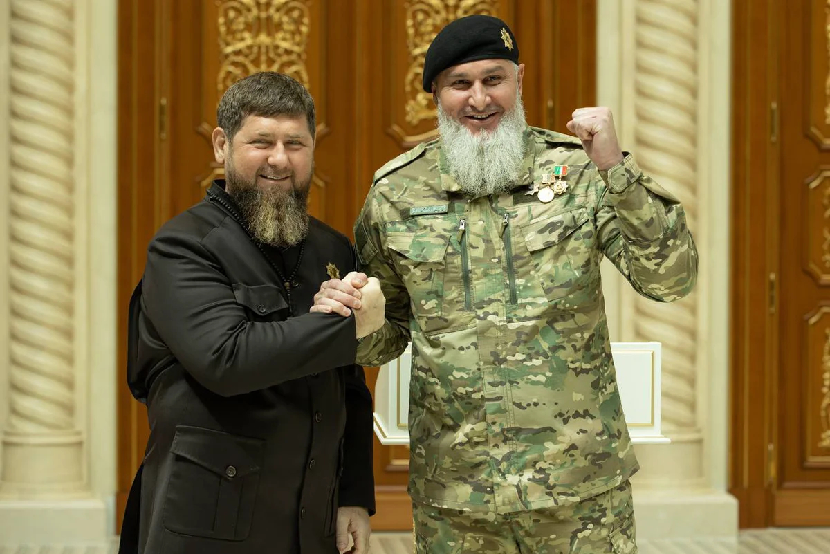 Рамзан Кадыров и Руслан Геремеев. Фото: Адам Делимханов / Telegram