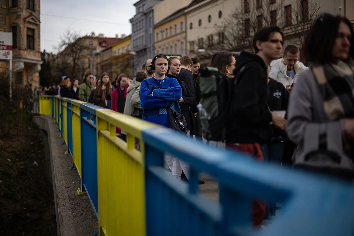 Прага, 15 марта 2024 года. Фото: Martin Divisek / EPA-EFE