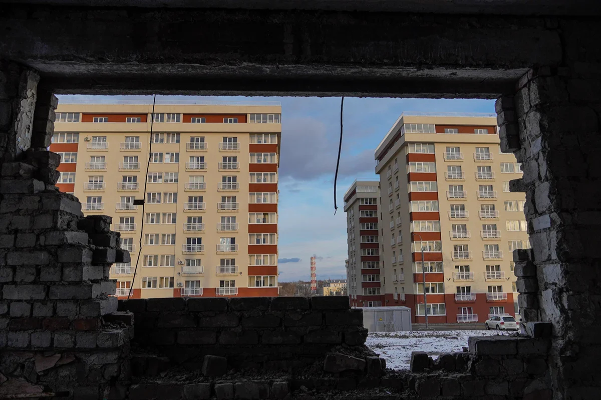 New housing in Mariupol, Ukraine, 16 February 2025. Photo: EPA-EFE