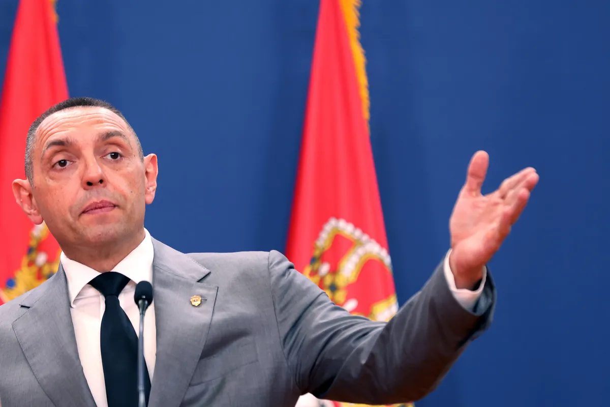 Aleksandar Vulin, Director of Serbia’s Security Intelligence Agency. Photo: EPA-EFE / ANDREJ CUKIC