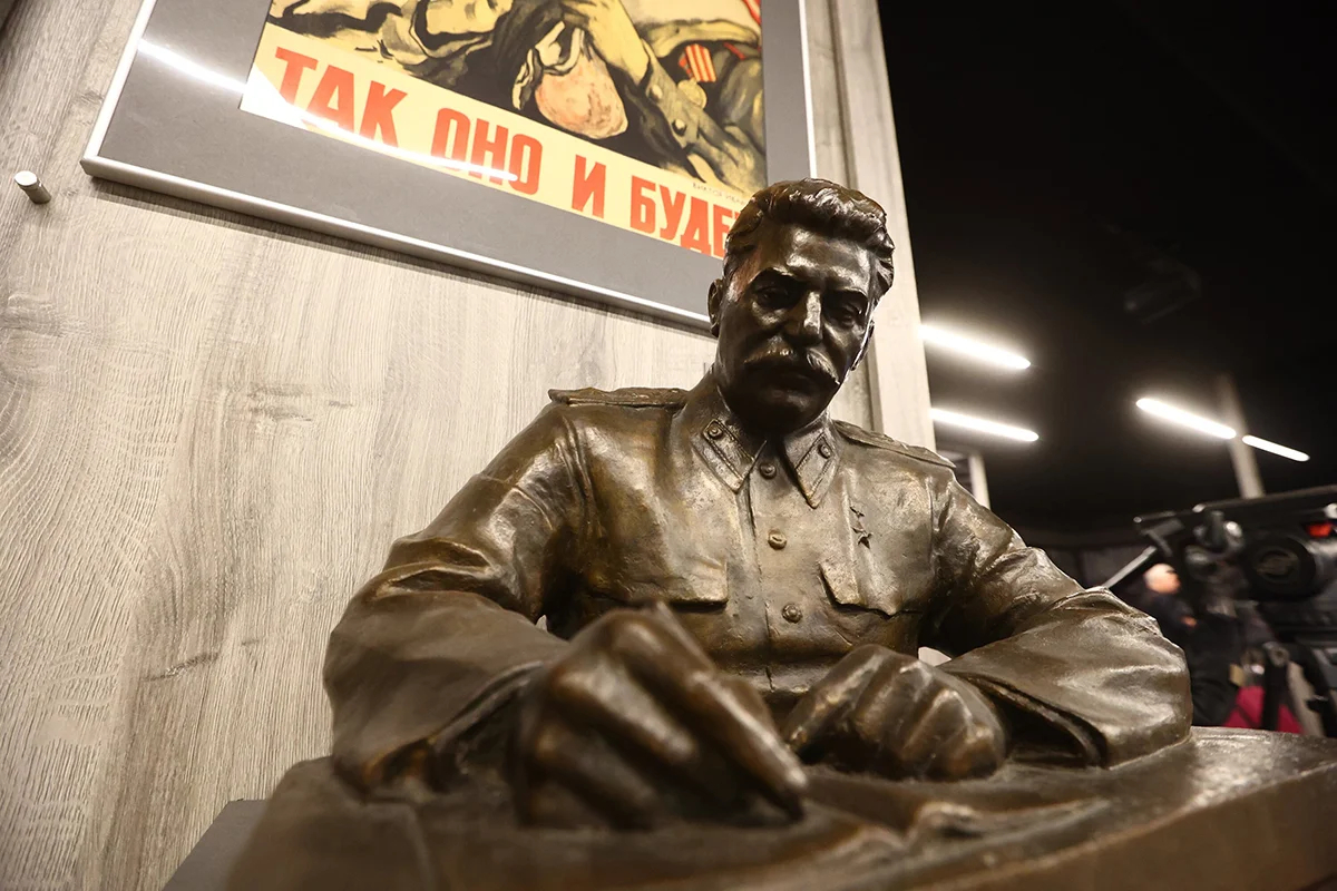 Открытие выставки «Ялта 1945: фундамент нового мироустройства» в Музее Победы. Фото: Ярослав Чингаев / Агентство «Москва»