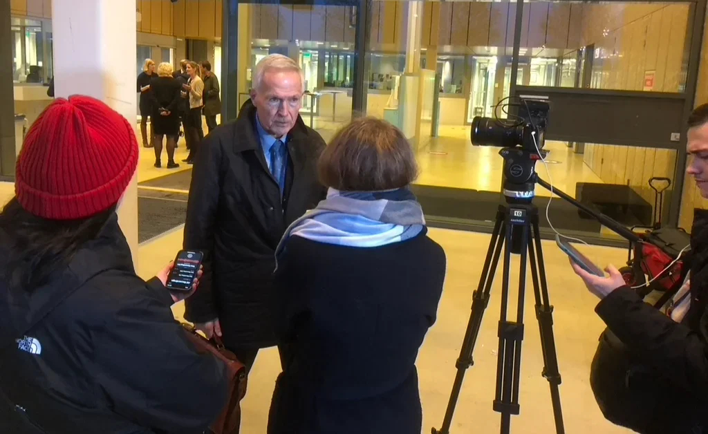Anton Kotte after the verdict pronouncement. Photo by Ekaterina Glikman