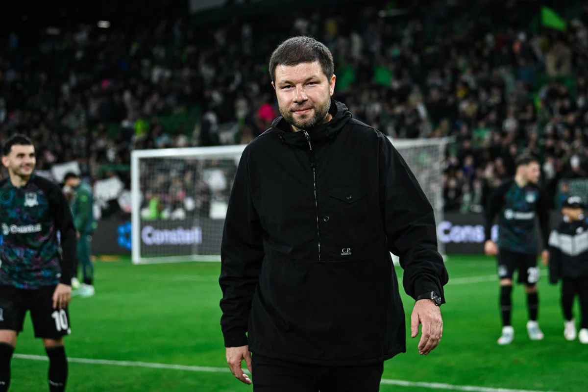 Tренер «Краснодара» Мурад Мусаев. Фото: Telegram / @fckrasnodar