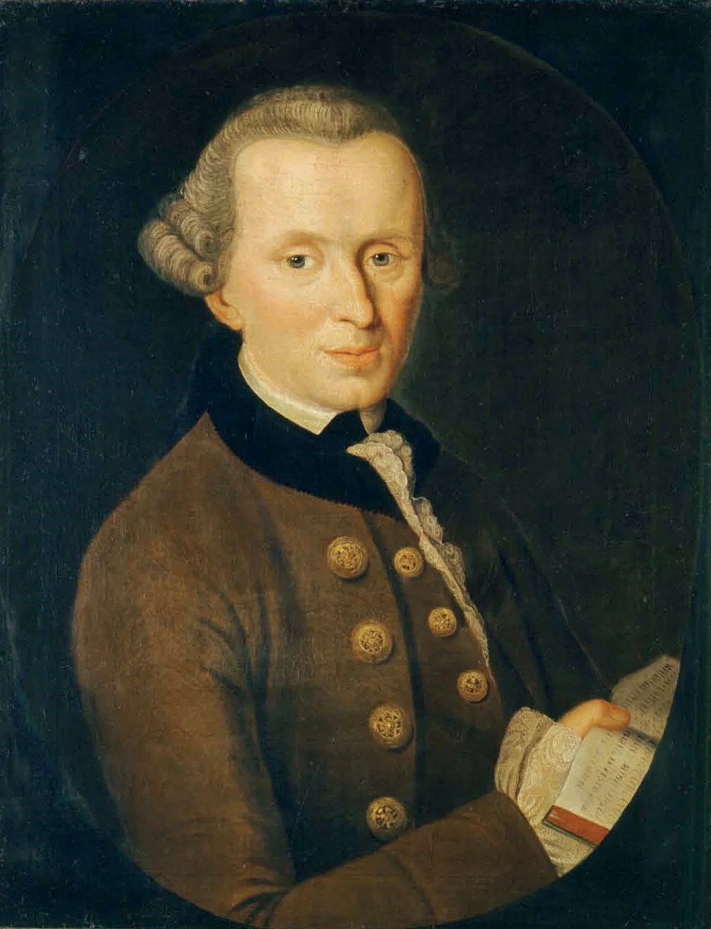 Портрет Иммануила Канта работы художника Иоганна Готлиба Беккера, 1768. Источник: Wikimedia Commons