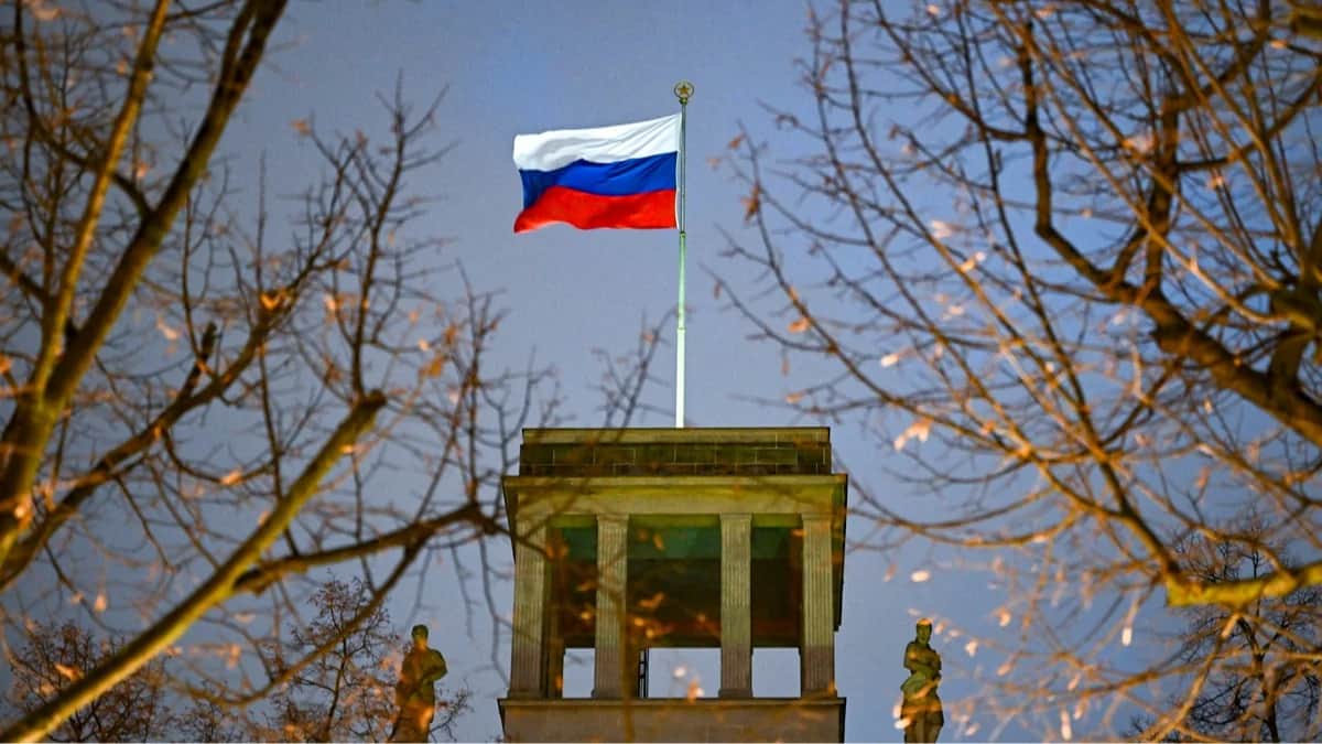Посольство России в Берлине, Германия, 23 ноября 2023 года. Фото: Jens Kalaene / dpa / Scanpix / LETA