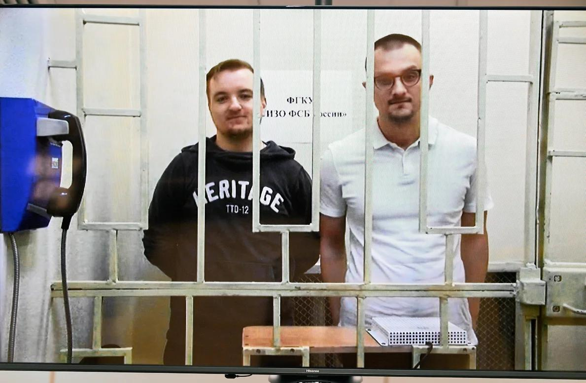 Никита Иванкович и Денис Попович. Фото: «Дело Поповича-Иванковича» / Telegram