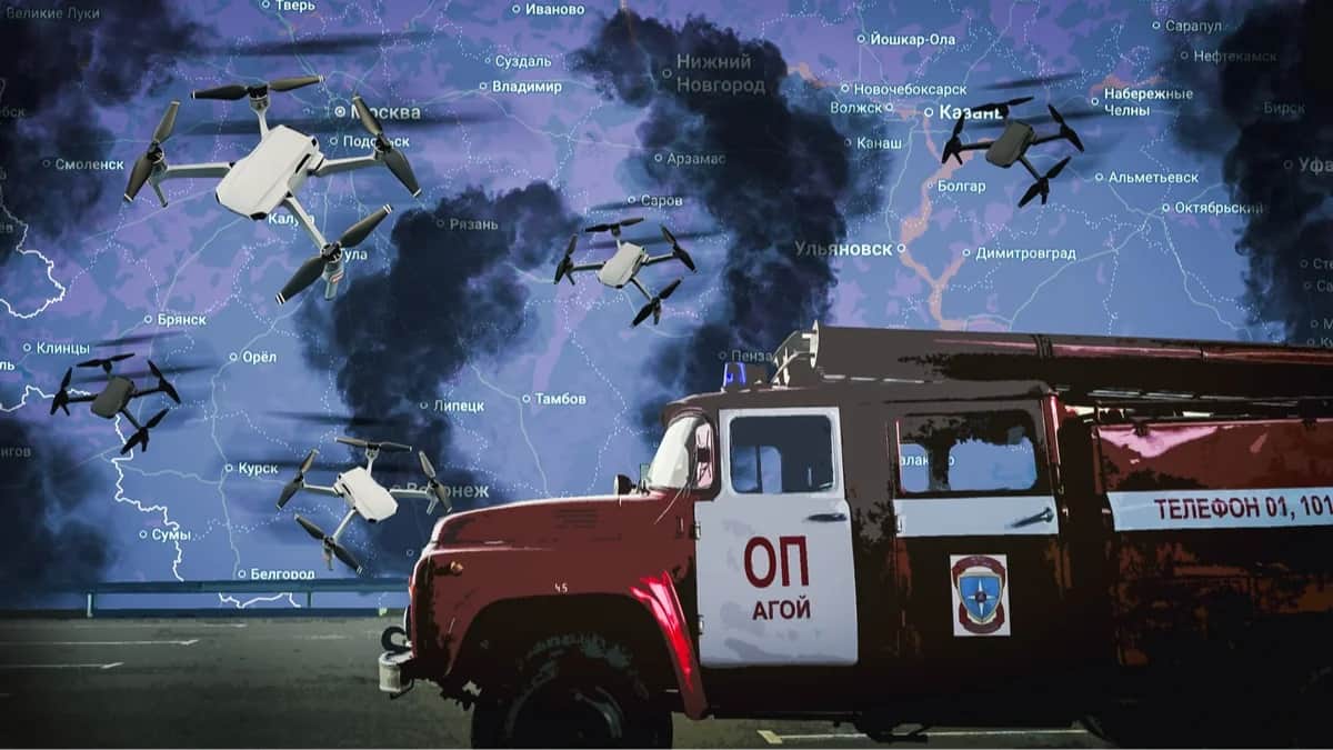Интерактивная карта обстрелов России. Обновление в реальном времени