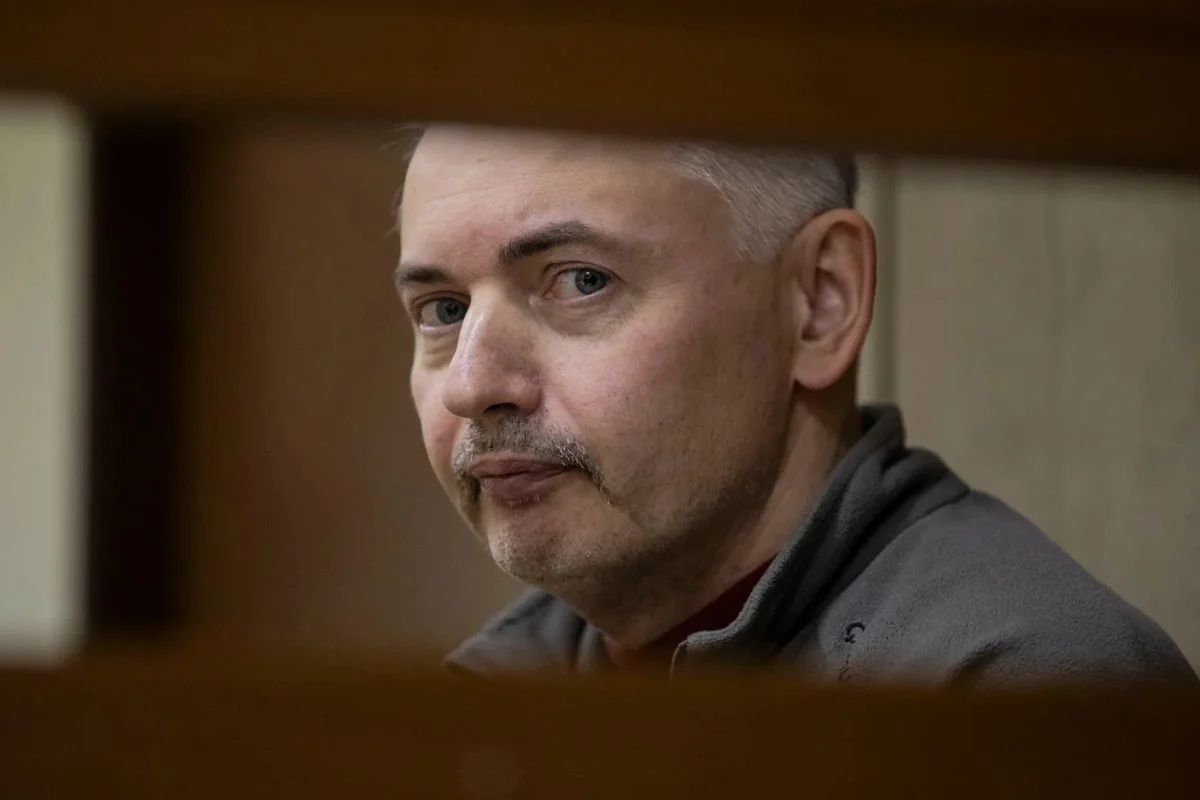 Евгений Мищенко на заседании суда, октябрь 2024 года. Фото: Медиазона