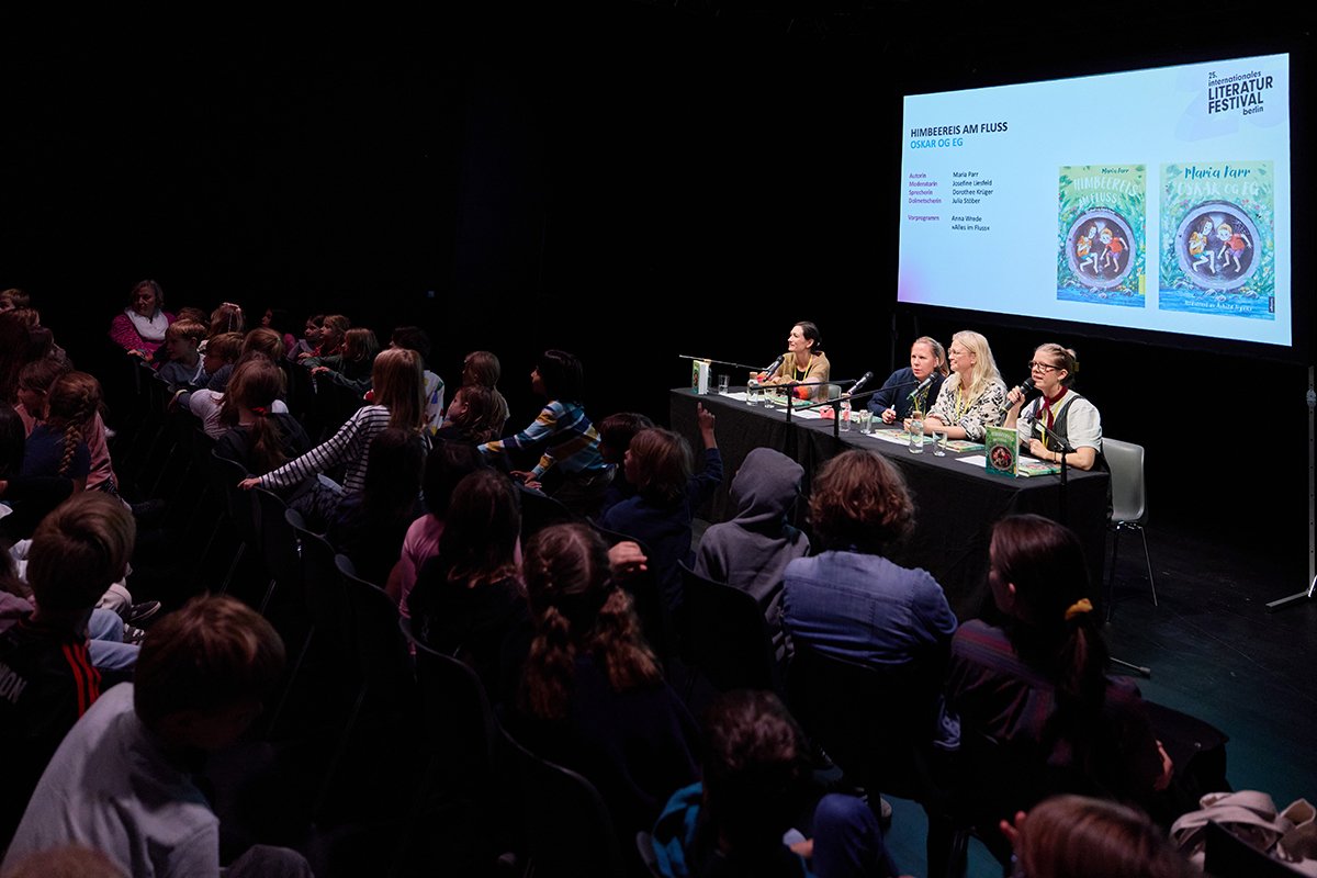 Литературный фестиваль в Берлине 2025. Фото: Bernhard Ludewig /  literaturfestival.com