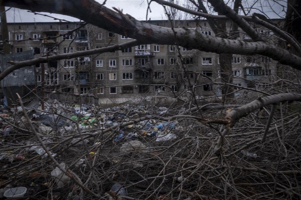 Разрушенное здание в Угледаре. Фото: ЕРА