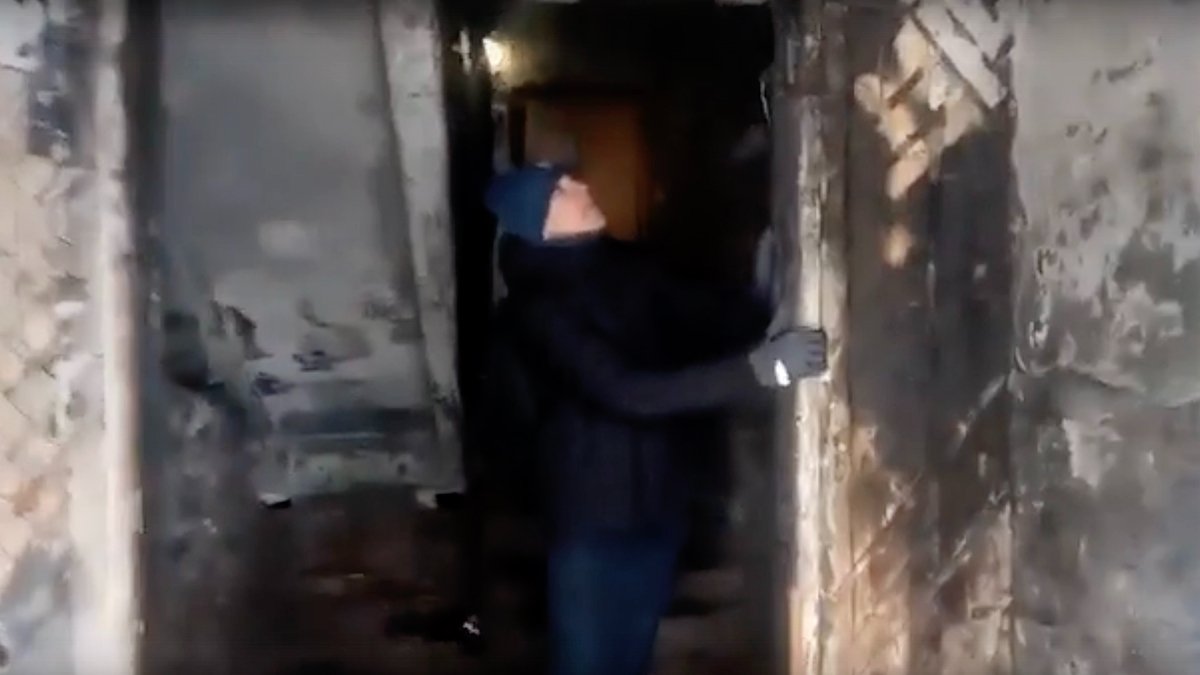 Кадр из видео обращения жильцов дома №3 на Куйбышевской улице в Братске. Фото: «ВКонтакте»