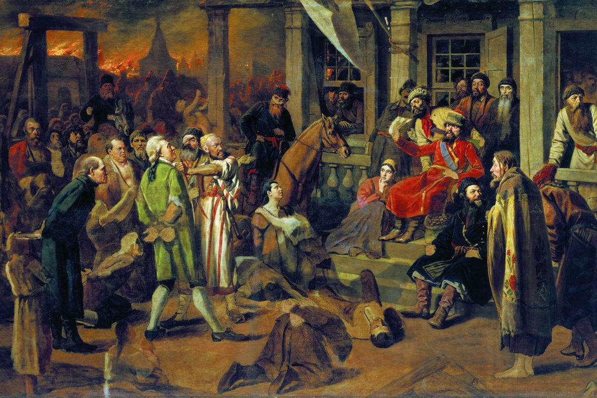 В. Перов. «Суд Пугачева», 1875 год. Источник:  Wikimedia