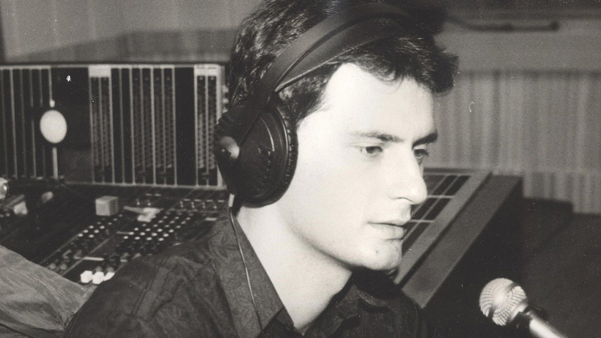 Христо Грозев на радиостанции «Аура». Фото:  aubg.edu