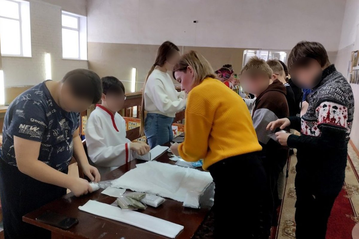 Мастер-класс по изготовлению «сухого душа» в Тонкинском краеведческом музее Нижегородской области, 11 января 2024 года. Фото:  Тонкинский краеведческий музей