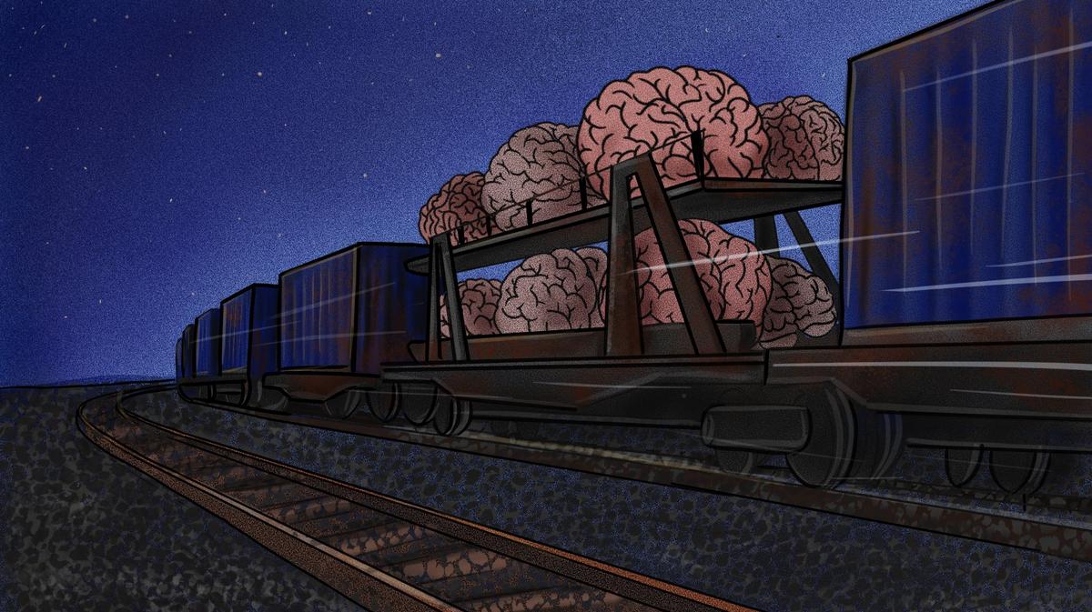 Следите за уходом мысли