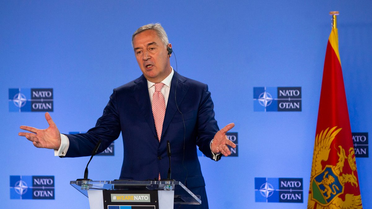 Президент Черногории Мило Джуканович, 2021 год. Фото: Virginia Mayo / EPA