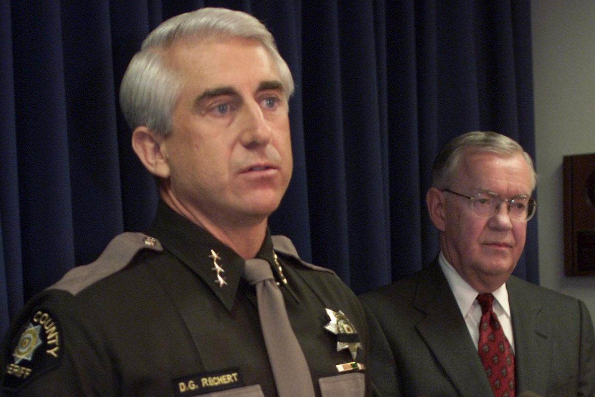 Шериф Дэйв Рейхарт, 2001 год. Фото: Anthony P. Bolante / Reuters / Scanpix / LETA