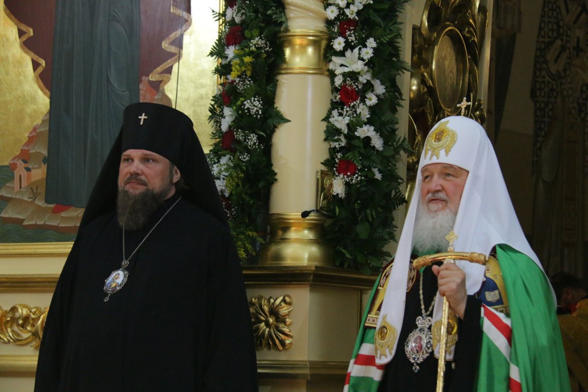 Архиепископ Питирим и патриарх Кирилл, 2016 год. Фото с личной страницы Питирима в  VK