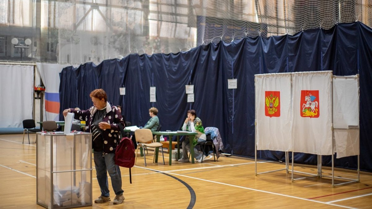 Избирательный участок во Фрязино, Московская область, 13 сентября 2025 года. Фото: Администрация г.о. Фрязино /  VK