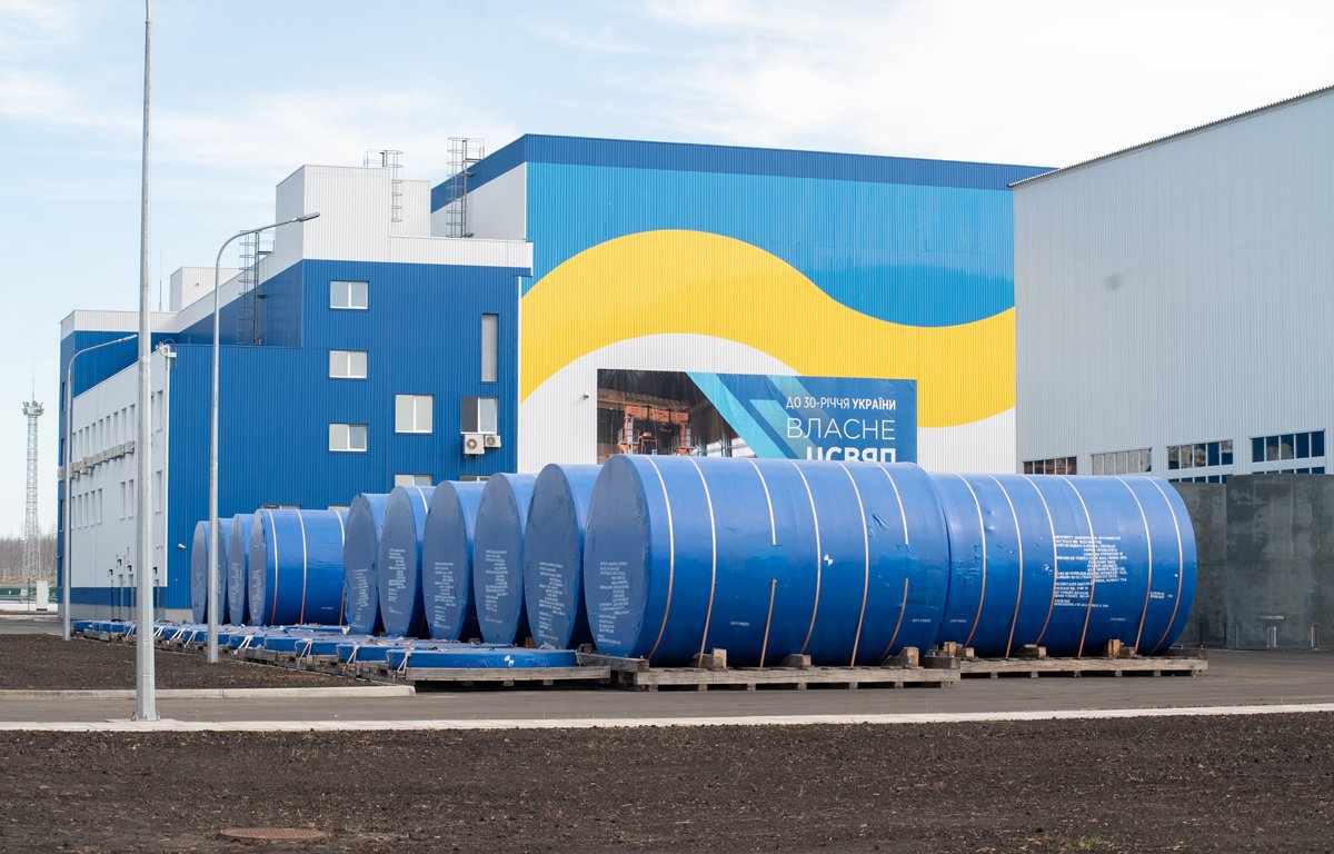 Централизованное хранилище отработавшего ядерного топлива в Чернобыле, 22 сентября 2022 года. Фото: Leo211 /  Wikimedia  (CC BY-SA 4.0)