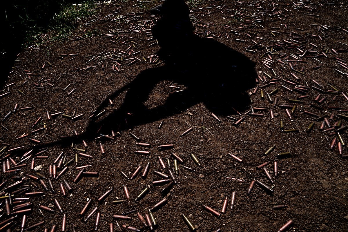 Полигон в Днепропетровской области, Украина, 22 июня 2024 года. Фото: Evgeniy Maloletka / AP / Scanpix / LETA